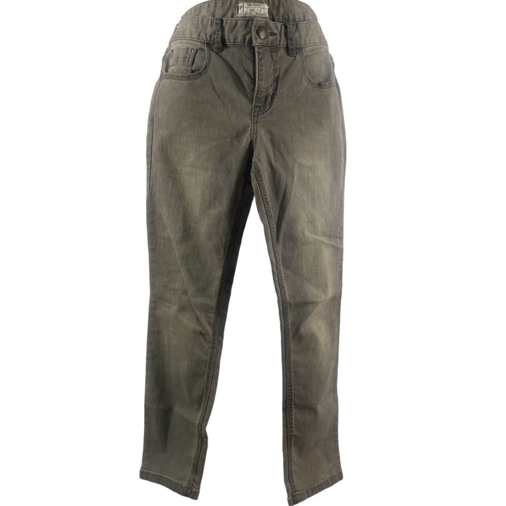 Free People Grey distressed color Skinny,Jeans,Size 29 - Picture 1 of 9